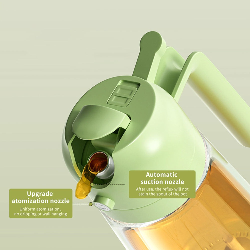 2-in-1 Oil Sprayer Bottle – Refillable Kitchen Oil Dispenser for Cooking, BBQ & Salad