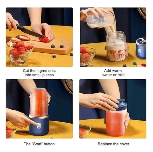 Rechargeable Portable Juicer Blender for Home & Travel